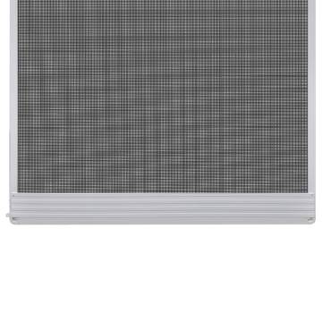 White Hinged Insect Screen for Doors - 100 x 215 cm