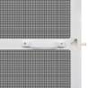 White Hinged Insect Screen for Doors - 100 x 215 cm