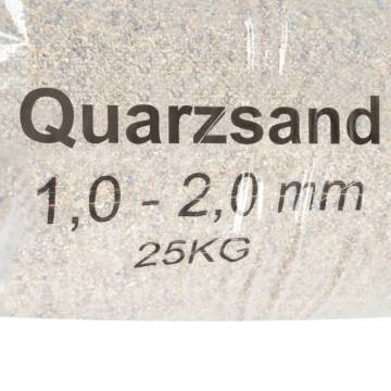 Filter Sand 25 kg - Efficient Pool Filtration 1.0-2.0 mm