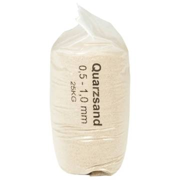 Filter Sand 25 kg (0.5-1.0 mm) for Clean Pools | HipoMarket