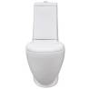 Stylish White Ceramic Toilet & Bidet Set | Hipomarket