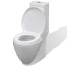 Stylish White Ceramic Toilet & Bidet Set | Hipomarket