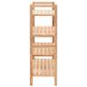 Solid Walnut Wood Shoe Rack - 69x26x81 cm | HipoMarket UK