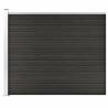 Fence Panel WPC 175x146 cm Grey Colour grey Size 175 x 146 cm Quantity in Package 1 