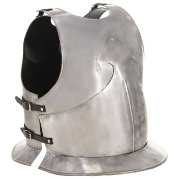 Medieval Knight Body Armour Cuirass Replica - Silver Steel