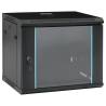 9U Wall Mounted Network Cabinet 19 IP20 600x450x510 mm Colour black Size 600 x 450 x 510 mm 