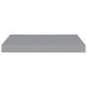 Floating Wall Shelves 2 pcs Grey - Stylish Home Display