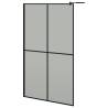 Walk-in Shower Screen 118x190 cm Dark Tempered Glass | HiPo Market