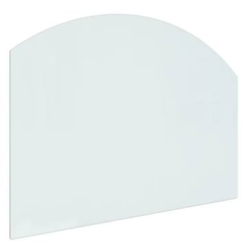 Fireplace Glass Plate 80x60 cm - Durable Protection for Floors