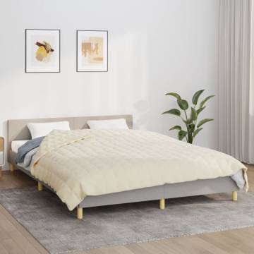 Weighted Blanket Light Cream 220x230 cm King - 11 kg | HipoMarket