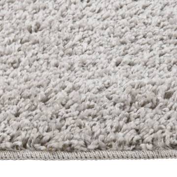 Shaggy Rug Light Grey 80x150 cm - Anti Slip & Soft Comfort