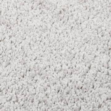 Shaggy Rug Light Grey 80x150 cm - Anti Slip & Soft Comfort