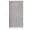 Shaggy Rug Light Grey 80x150 cm - Anti Slip & Soft Comfort