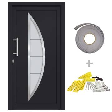 Elegant Anthracite Front Door 108x208 cm | HipoMarket