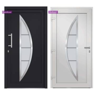 Elegant Anthracite Front Door 108x208 cm | HipoMarket