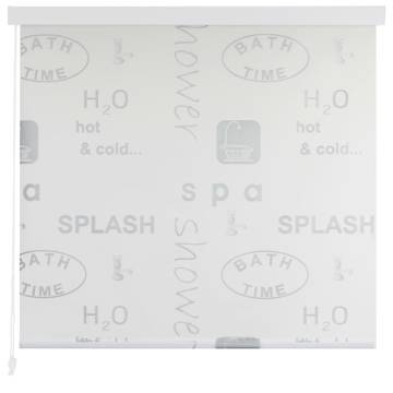 Shower Roller Blind 80x240 cm Splash - Stylish & Practical