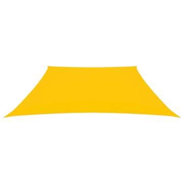 Yellow Trapezium Sunshade Sail 3/5x4 m | Outdoor Protection