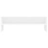 Stylish White TV Cabinet - 120x40 cm Engineered Wood