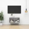 Wall-mounted TV Cabinet Concrete Grey 37x37x72 cm Engineered Wood Colour concrete grey Quantity in Package 1 Height 72 cm 