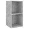 Wall-mounted TV Cabinet Concrete Grey | Stylish Storage Solution