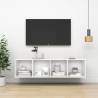 Wall-mounted TV Cabinet White 37x37x142.5 cm Engineered Wood Colour white Quantity in Package 1 Height 142.5 cm 