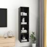 High Gloss Black Wall-Mounted TV Cabinet | HipoMarket