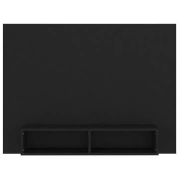 Elegant Wall TV Cabinet - Black 120x23.5x90 cm | HipoMarket