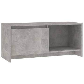 Concrete Grey TV Cabinet 90x35x40 cm - Stylish Storage Solution