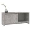 Concrete Grey TV Cabinet 90x35x40 cm - Stylish Storage Solution