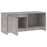 Concrete Grey TV Cabinet 90x35x40 cm - Stylish Storage Solution