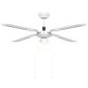 Ceiling Fan with Light 106 cm White - Stylish & Functional