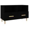 Black TV Cabinet 80x36x50 cm | Stylish Storage Solution