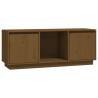 TV Cabinet Honey Brown - Solid Pine Wood | Hipomarket