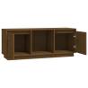 TV Cabinet Honey Brown - Solid Pine Wood | Hipomarket