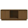 TV Cabinet Honey Brown - Solid Pine Wood | Hipomarket