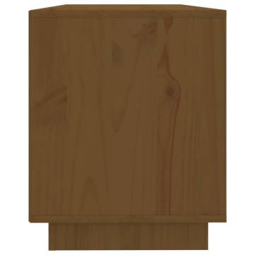 TV Cabinet Honey Brown - Solid Pine Wood | Hipomarket