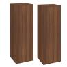 Stylish Brown Oak TV Cabinets - 2pcs - Modern Design