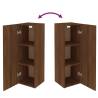 Stylish Brown Oak TV Cabinets - 2pcs - Modern Design