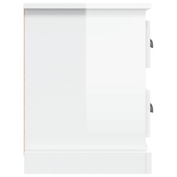 Sleek High Gloss White TV Cabinet - Stylish & Practical