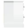 Sleek High Gloss White TV Cabinet - Stylish & Practical