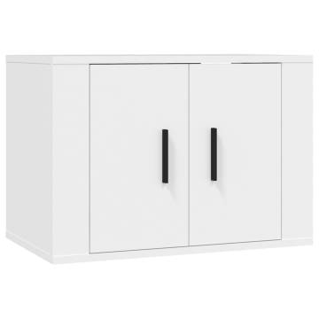 Wall Mounted TV Cabinet White - 57x34.5x40 cm | HipoMarket