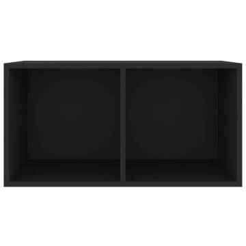 Vinyl Storage Box Black 71x34x36 cm - Stylish & Durable