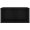 Vinyl Storage Box Black 71x34x36 cm - Stylish & Durable