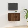 Wall Mounted TV Cabinet Brown Oak 57x34.5x40 cm Colour brown oak Quantity in Package 1 Height 40 cm Width 57 cm 