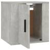 Wall Mounted TV Cabinets 2 pcs in Concrete Grey - Stylish Storage