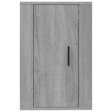 Wall Mounted TV Cabinet Grey Sonoma | Stylish & Practical