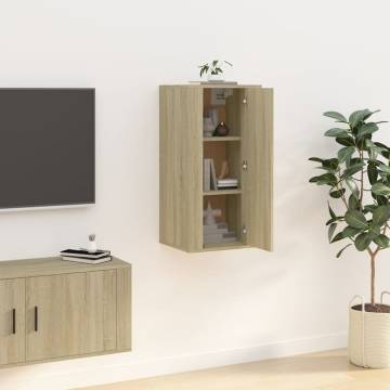 Wall Mounted TV Cabinet Sonoma Oak - Stylish & Practical