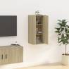 Wall Mounted TV Cabinet Sonoma Oak - Stylish & Practical