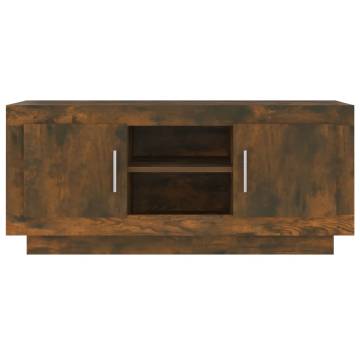 Stylish Smoked Oak TV Cabinet - 102x35x45 cm | HipoMarket