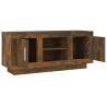 Stylish Smoked Oak TV Cabinet - 102x35x45 cm | HipoMarket